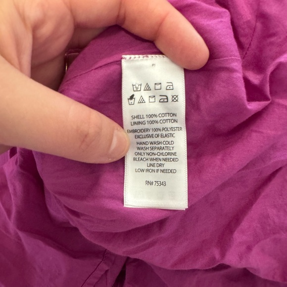 Cynthia Rowley Purple Eyelet Mini Dress NWOT - Picture 5 of 5